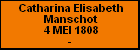 Catharina Elisabeth Manschot