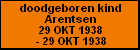 doodgeboren kind Arentsen