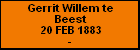 Gerrit Willem te Beest
