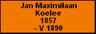 Jan Maximilaan Koelee