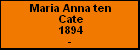 Maria Anna ten Cate