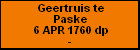 Geertruis te Paske
