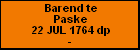 Barend te Paske