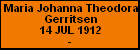Maria Johanna Theodora Gerritsen
