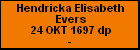 Hendricka Elisabeth Evers