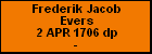 Frederik Jacob Evers