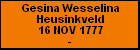 Gesina Wesselina Heusinkveld