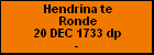 Hendrina te Ronde