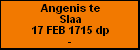 Angenis te Slaa