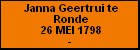 Janna Geertrui te Ronde