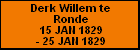Derk Willem te Ronde