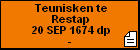 Teunisken te Restap