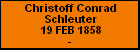 Christoff Conrad Schleuter