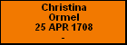 Christina Ormel