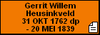 Gerrit Willem Heusinkveld
