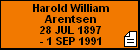 Harold William Arentsen