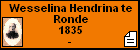 Wesselina Hendrina te Ronde