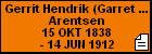 Gerrit Hendrik (Garret Henry) Arentsen