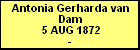 Antonia Gerharda van Dam