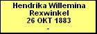 Hendrika Willemina Rexwinkel