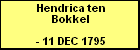 Hendrica ten Bokkel