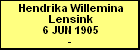 Hendrika Willemina Lensink
