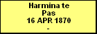 Harmina te Pas