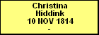 Christina Hiddink