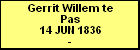 Gerrit Willem te Pas