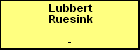 Lubbert Ruesink