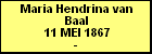 Maria Hendrina van Baal