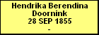 Hendrika Berendina Doornink