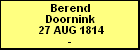 Berend Doornink
