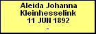 Aleida Johanna Kleinhesselink