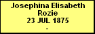 Josephina Elisabeth Rozie